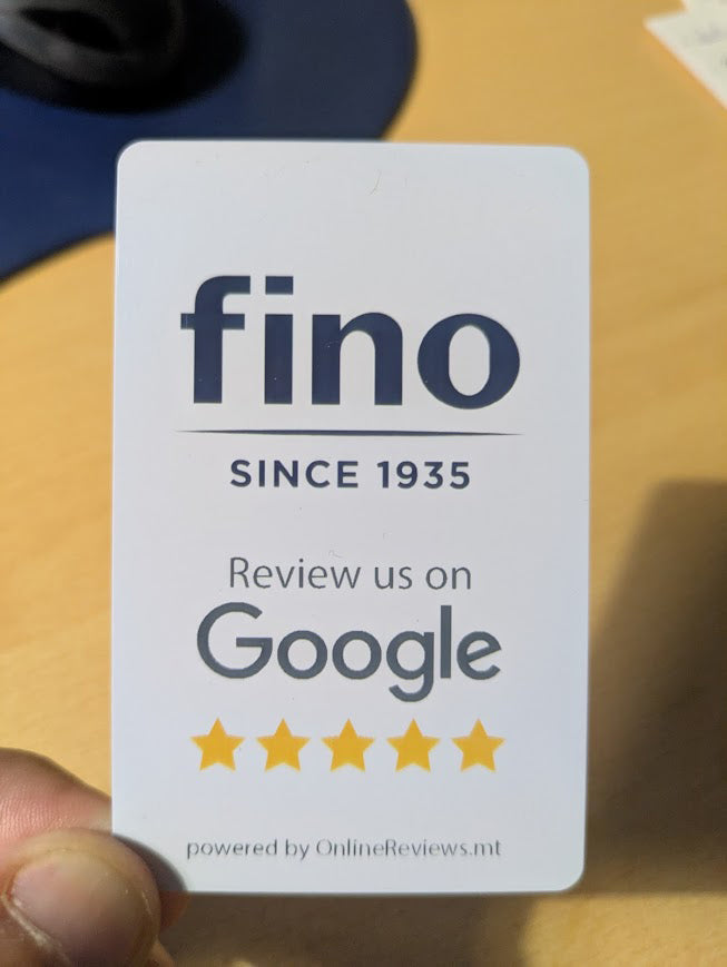 Custom Review Cards (QR Code only) - Pack of 3 cards