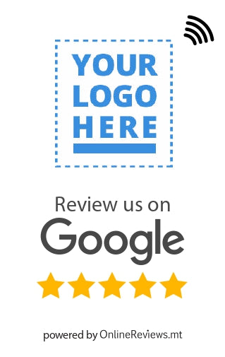 Google Review Card (Custom Business Logo) - Pack of 3 cards
