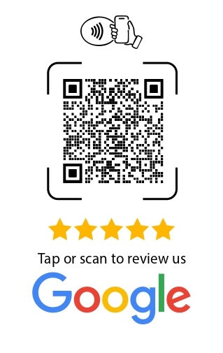 Google Review Card (Custom Business Logo) - Pack of 3 cards