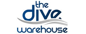 The Dive Warehouse logo points to Google review page